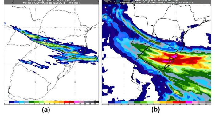 Inmet prevê chuvas fortes no Rio Grande do Sul a partir de sexta-feira